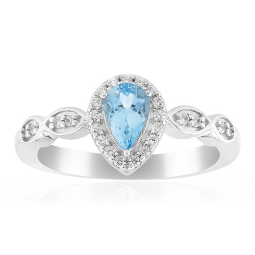 Anello cavill acquamarina - cavill,
