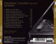 CHOPIN ON PLEYEL 1847 NEW CD