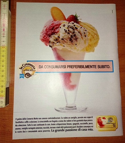 Pubblicità gelato cremeria - gelato,