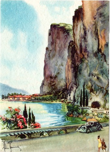 Postcard aldo raimondi - postcard,