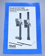 Mode emploi durst 670 - m,