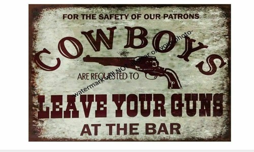 Insegna foto cowboys leave - foto,