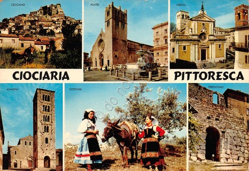 Cartolina ciociaria vedute - cartolina,