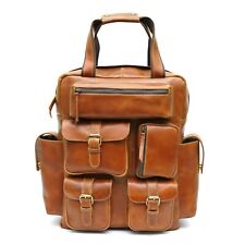 Zaino per laptop in pelle per