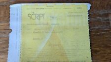The Script. Biglietto e Bandana  Concerto Assago 28 Marzo 2015