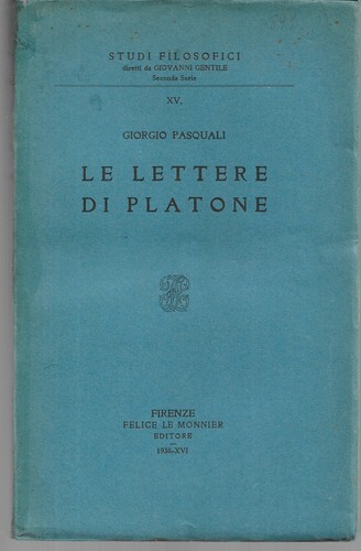 Pasquali giorgio lettere - giorgio,