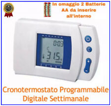 Cronotermostato digitale settimanale a batteria per caldaia da parete termostato