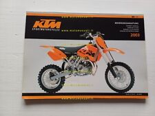 KTM 65 SX 2003 manuale uso manutenzione originale italiano