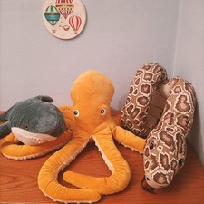 Peluche Serpente, Polpo