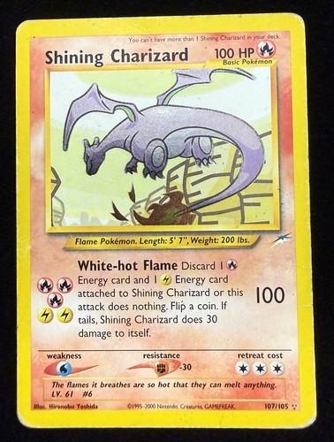 Shining charizard 107 - charizard, 107/105