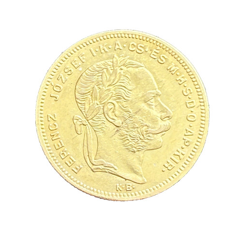 Ungheria 1876 oro franchi 8 - oro,