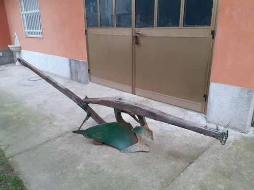 Aratro antico ferro legno - antico, in