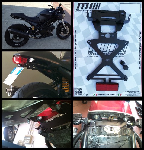 Portatarga regolabile ducati - portatarga,