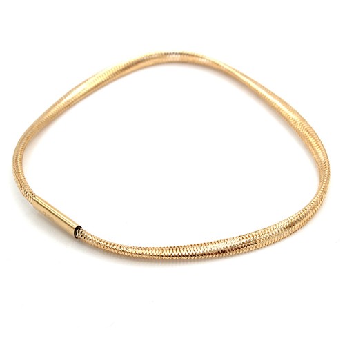 Bracciale elastico molla oro - bracciale, a