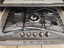 INDESIT BB752IAN PIANO COTTURA A GAS 5 FUOCHI ANTRACITE GRIGLIE SMALTATE