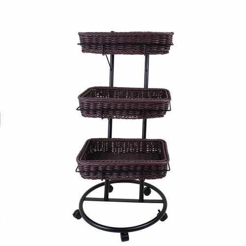 Espositore tre livelli - espositore, con