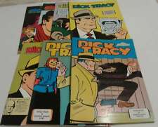 lotto di 7 volumi di DICK TRACY- CHESTER COULD-comic art brossurati 1942-1943...