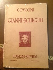 Libretto d'opera Ricordi 1918