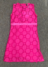 Vestito Sugar Bebe bambina 8 anni pizzo rosa foderato vita impero