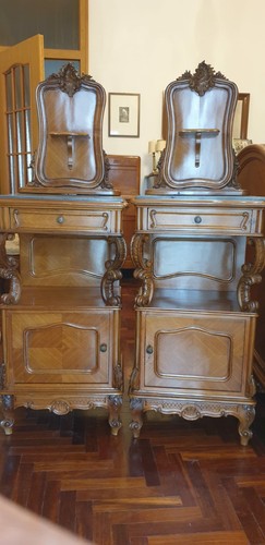 Coppia comodini antichi - comodini, stile