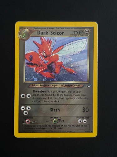 Dark scizor 105 neo - scizor,