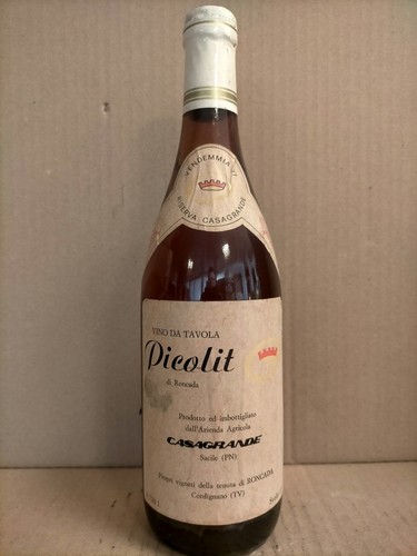 1977 vino bianco picolit - vino,