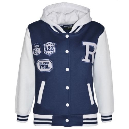 Giacca varsity con cappuccio - con,