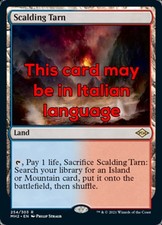 MTG SCALDING TARN FOIL EXC - LAGHETTO BOLLENTE - MH2 - MAGIC