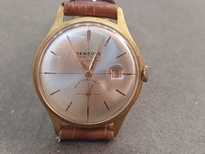 Orologio Genievre Calendar  Vintage Swiss  Made Watch Revisionato