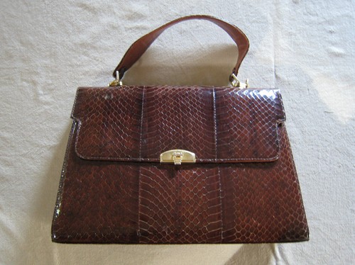 Vintage borsa pitone amipel - vintage,