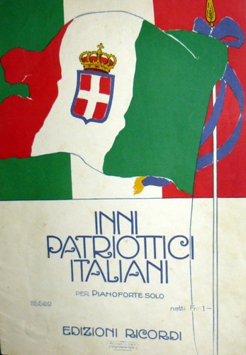 Spartito inni patriottici - spartito,