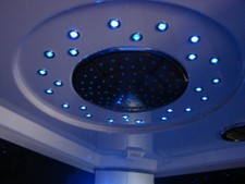 RICAMBIO PER DOCCIA IDROMASSAGGIO BAGNO TURCO SAUNA GRUPPO ILLUMINAZIONE LED BLU