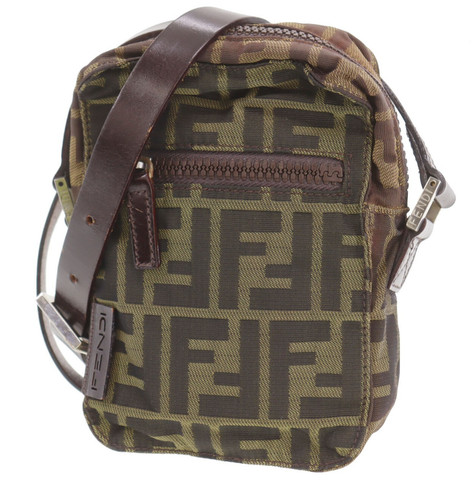 Fendi zucca used shoulder - used,