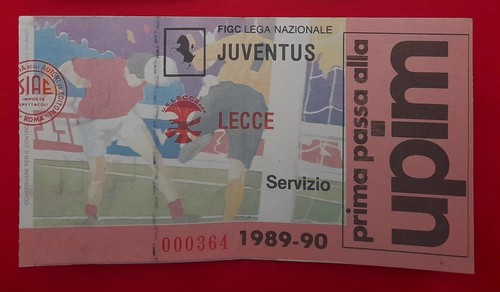 Biglietto ticket juventus - biglietto/ticket,