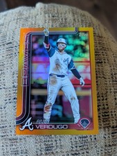 Serie Aggiornamento Topps 2025 ALEX VERDUGO GOLD FOIL #44/50. Card# US4. Braves