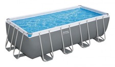 Piscina fuori terra con telaio - fuori,