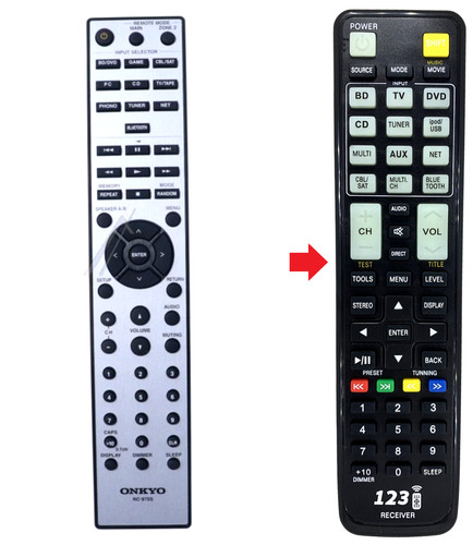Telecomando ricambio per - di,