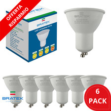 6PZ Lampadine GU10 LED 8W Chip Samsung Lampadina 3000K 4000K 6500K Faretto 710LM