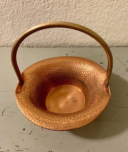 Cestino rame martellato - rame, 8"