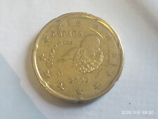 Moneta 20 centesimi di Euro Spagna 2002, Bella