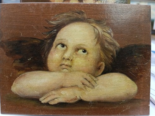 Dipinto olio cartone - olio,