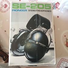 Pioneer Stereo Headphones SE-205 Vintage + Microfono