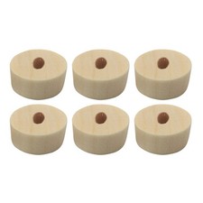 20pcs Ruote di auto Ruote in legno fai-da-te Mini ruote artigianali