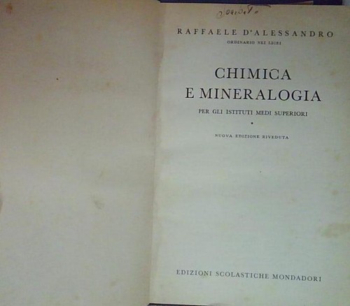 Alessandro chimica e - chimica,