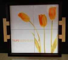 Tulips vassoio quadrato 30cm