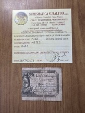 BIGLIETTO DI CREDITO VERSO LE REGIE FINANZE 25 LIRE 1 10 1794 TORINO RARA MB/BB