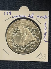 MEDAGLIA  ITALIA  1982 COPPA DEL MONDO SPAGNA  FIFA WORLD CUP   ARGENTO GR. 18