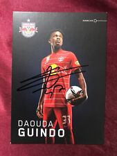 Autografo DAOUDA GUINDO-Red Bull Salisburgo-ora FC San Gallo-Mali-firmato-AK