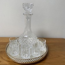 Decanter in vetro e set 5