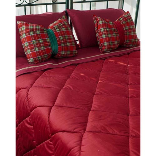 Trapunta velvet bordeaux - trapunta,